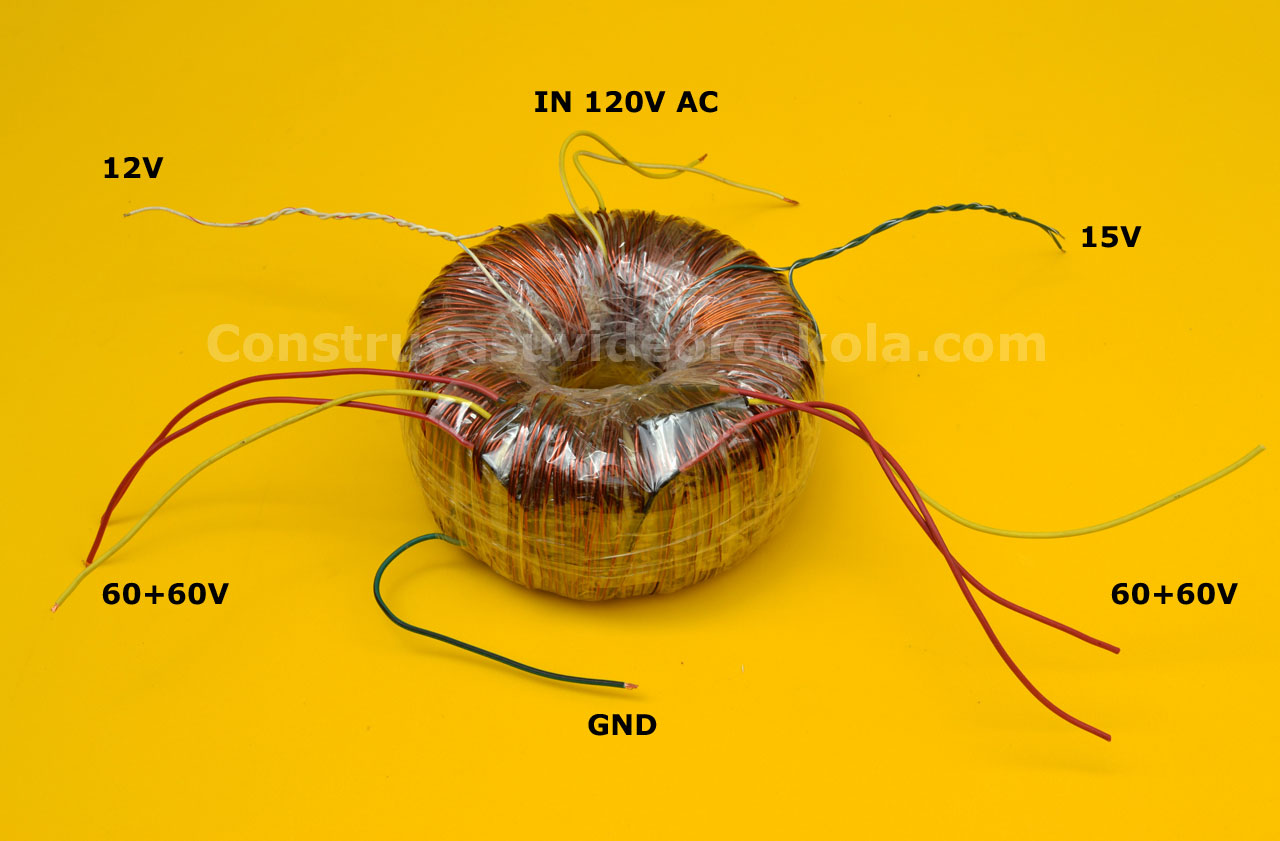 Construcción de un transformador toroidal casero