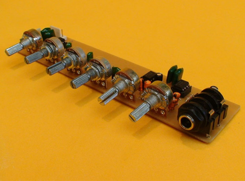 Preamplificador Monofonico con Entrada de Microfono Linea y EQ