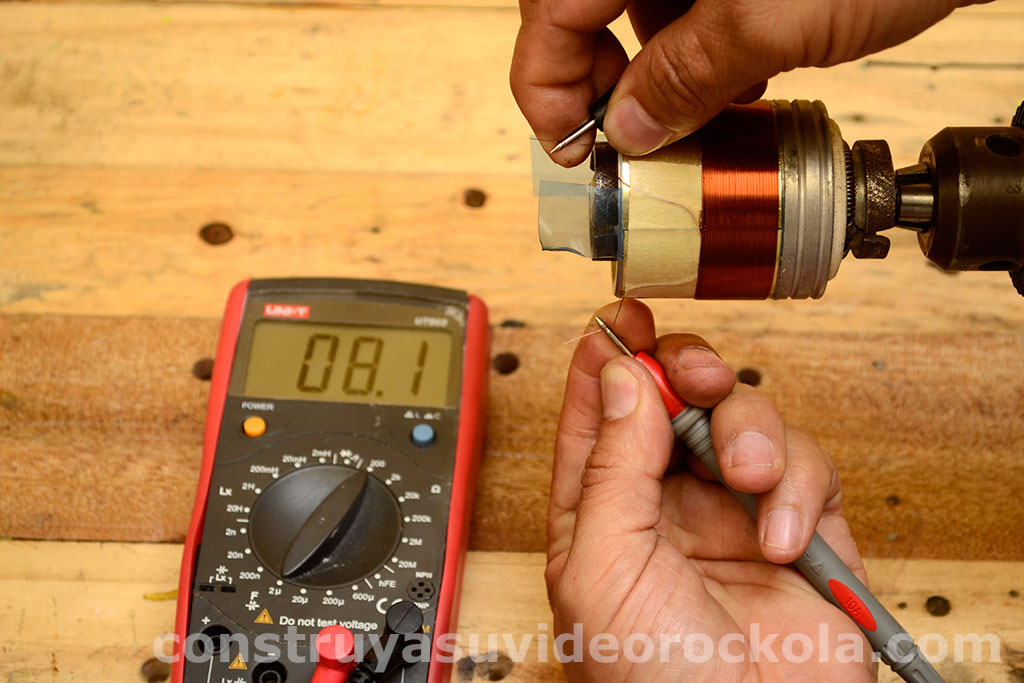 medir impedancia bobina