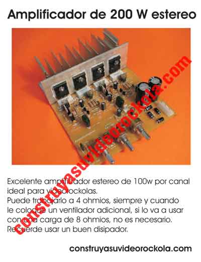 PDF amplificador 200w