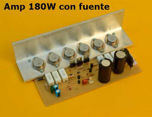 Amplificadores con transistores de encapsulado tipo TO3